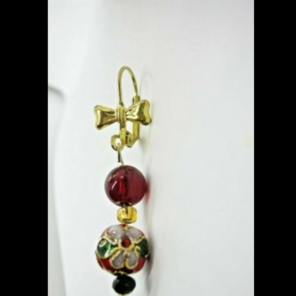 Christmas Necklace Set,Flower Necklace,Gift for Mom.Girlfriend Birthday Gift - Picture 5 of 6